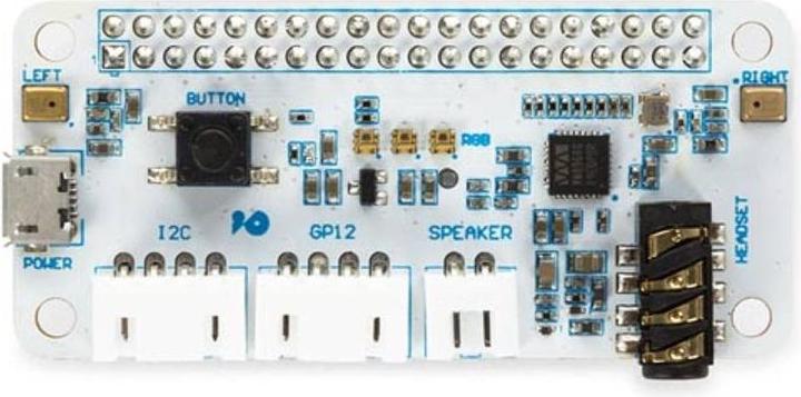 Image du produit Whadda Carte son ReSpeaker 2-Mics Pi HAT