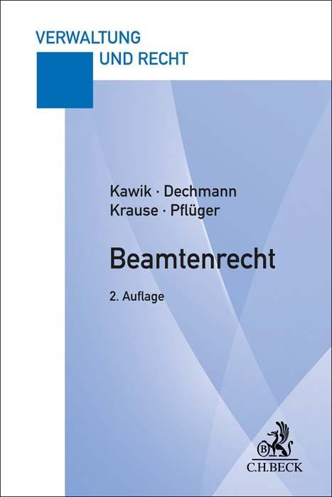 Actual product image Beamtenrecht (German, Stephanie Pflüger, Christine Dechmann, Michael Kawik, 2023)