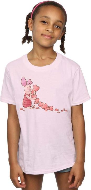 Image du produit Disney - T-shirt WINNIE THE POOH PIGLET CHAIN OF HEARTS - Fille (128)