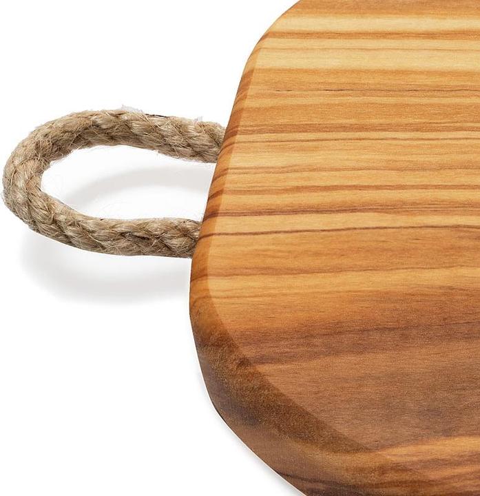 Image du produit Natura Punto Planche ronde Cordon, 18 x 1,5 cm, bois d'olivier