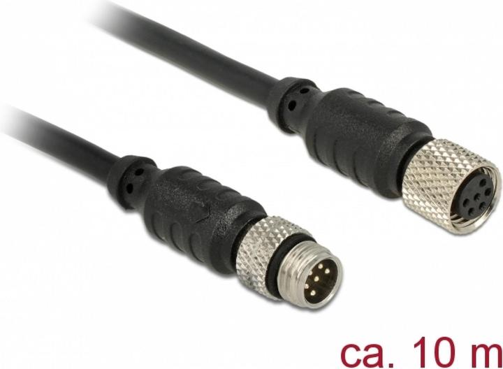 Produktbild Delock M8 Sensor- / Aktorverlängerungskabel 6 Pin Stecker zu M8 6 Pin Buchse wasserdicht 10 m (10 m)
