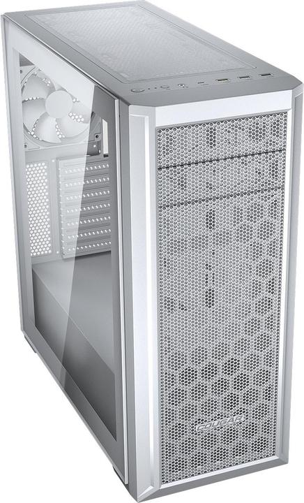 Immagine prodotto Cougar MX330-G Pro Baltas | Case PC | Mid Tower / Pannello frontale a rete / Ventola / TG Left (Mini-ITX, ATX, mATX)