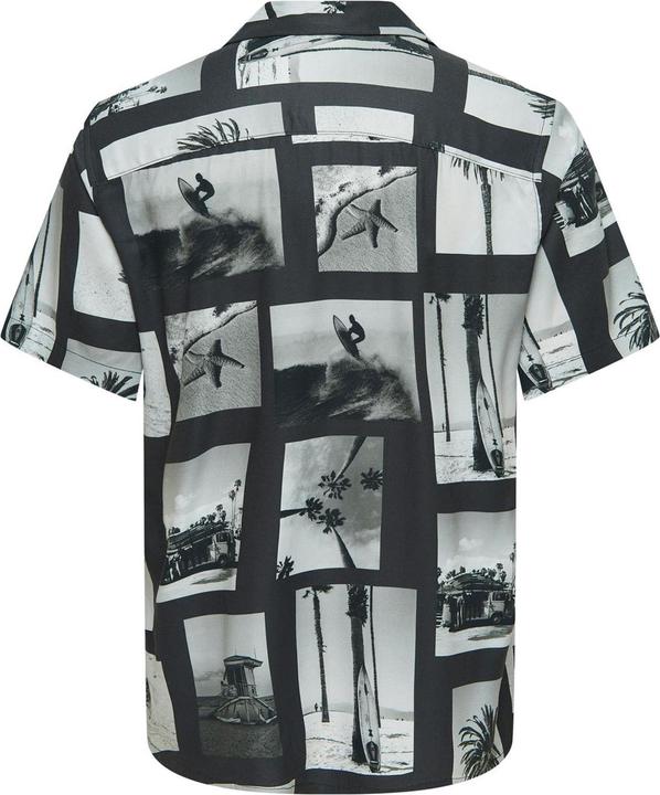 Produktbild Only & Sons Onsnano Reg Cotton Viscose Ss Aop Shirt (XS)