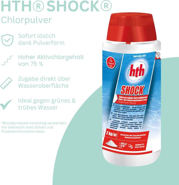 Actual product image Hth Shock 2kg (2000 g)