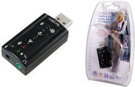 Immagine prodotto LogiLink La scheda audio USB 2.0 con effetto sonoro Virtual 7.1 offre la possibilità di scegliere tra (USB 2.0)
