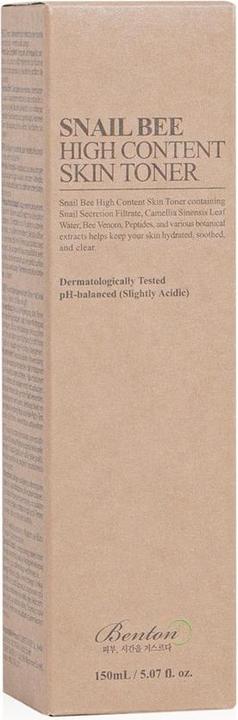 Actual product image Benton Snail bee high content skin (150 ml)