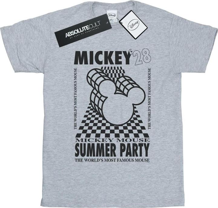 Actual product image Disney Mens Mickey Mouse Summer Party T-Shirt (L)