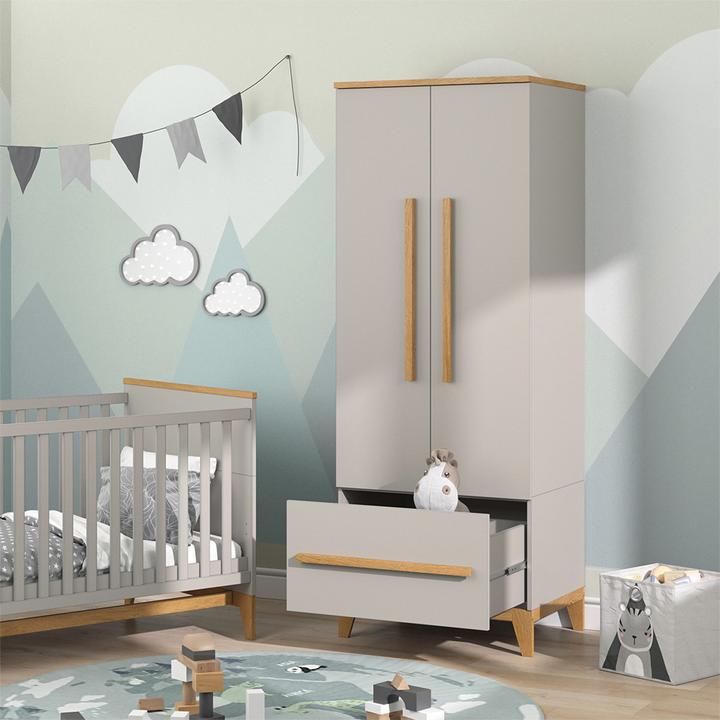 Immagine prodotto VitaliSpa Kinderkleiderschrank Malia, Cashmere-Eiche, 70 x 186.8 cm (70 cm)