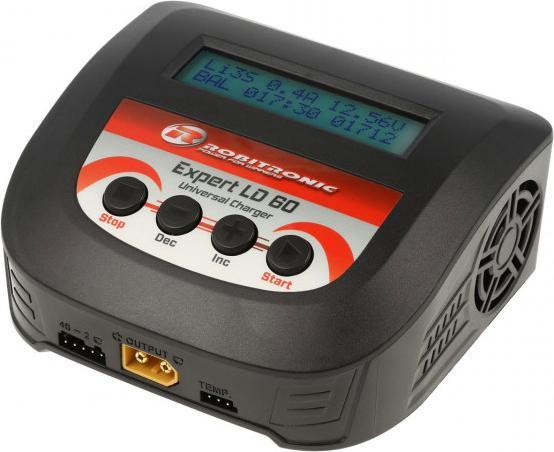 Immagine prodotto Robitronic Caricatore AC Expert LD 60 LiPo 2-4s 6A 60W