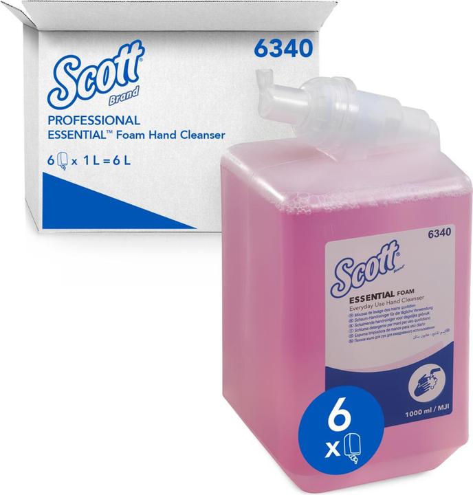 Produktbild Kimberly-Clark KLEENEX Luxuriöse Schaumseife (Handseife Nachfüllpackung, 1000 ml)