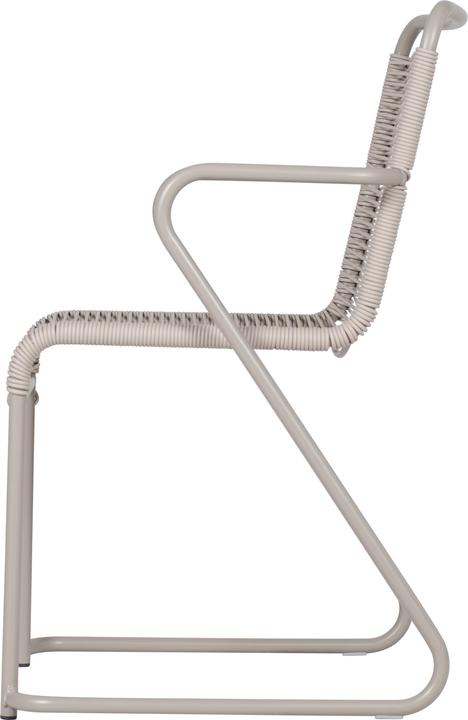 Produktbild Fiam LIDO STUHL MIT ARMLEHNE - 4er Pack TAUPE - ALUMINIUM