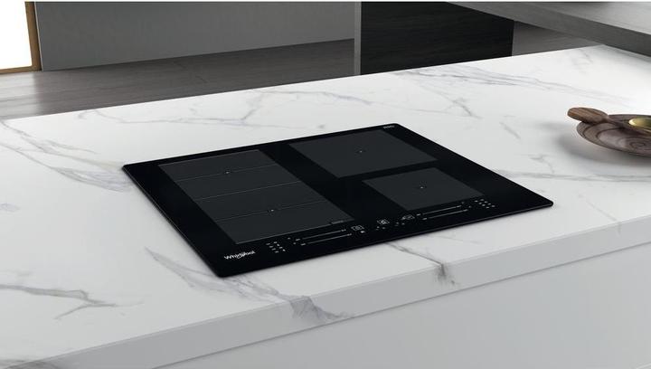 Actual product image Whirlpool induction hob WF S7560 NE 60 cm, 1 FlexiSlide, Booster, Black