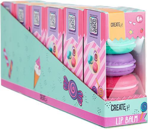 Image du produit Canenco Créez le! - Lot de 3 baumes à lèvres - Macaron