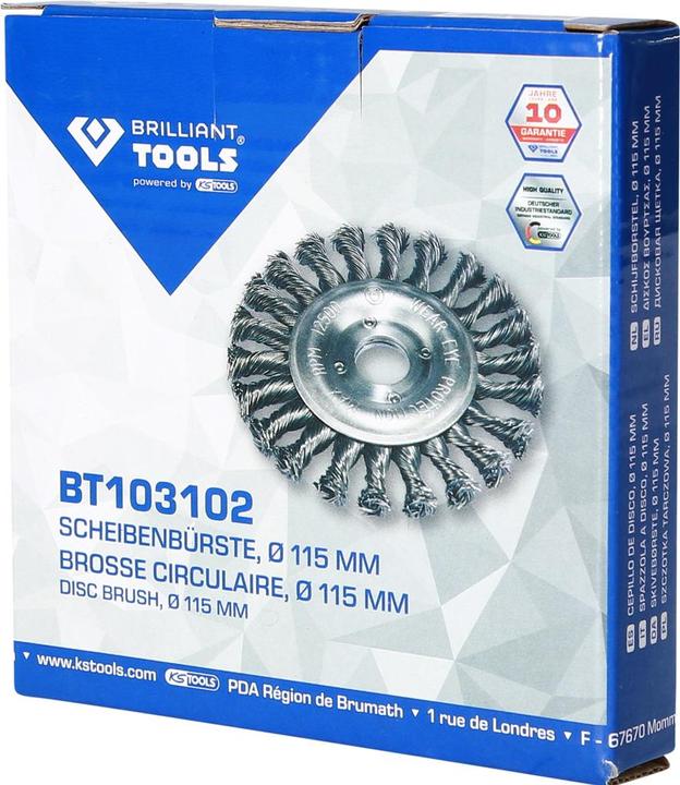Image du produit Brilliant Tools Brosse circulaire, Ø 115 mm