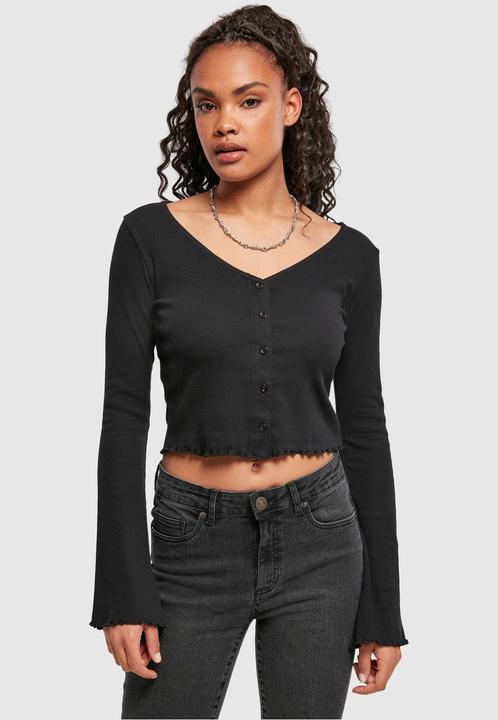 Produktbild Urban Classics Ladies Cropped Rib Cardigan - 14113 (S)