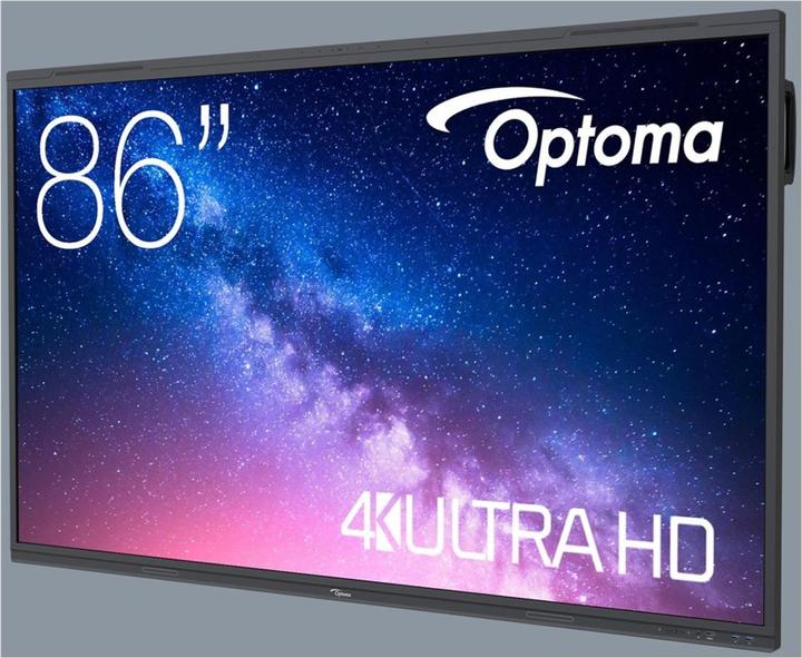 Actual product image Optoma 5863RK 86inch 400cd/m2 UHD Interactive 4K Multi-Touch Display Android 13 Integrated Google Pl (3840 x 2160 Pixels, 86")