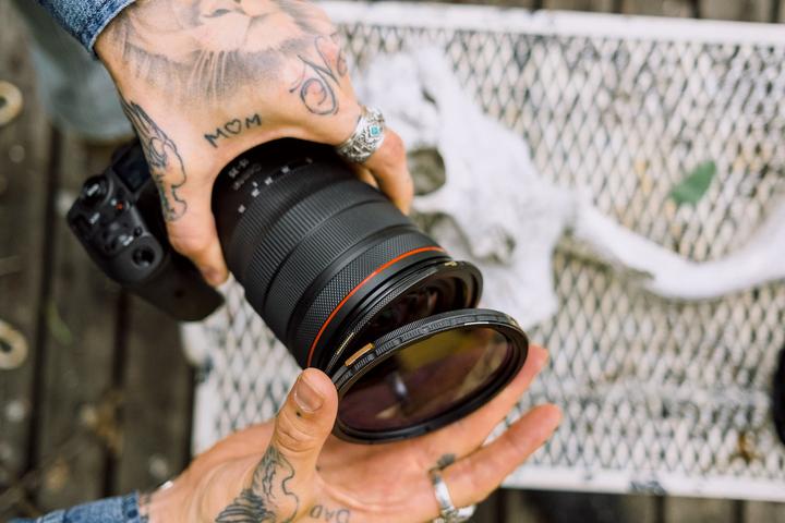 Produktbild PolarPro Helix Thread Plate – 82 mm – McKinnon Edition (82 mm, Polarisationsfilter)