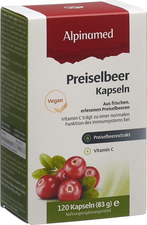 Produktbild Alpinamed Preiselbeer Kapseln (1 Stück, Kapseln, 120 g)