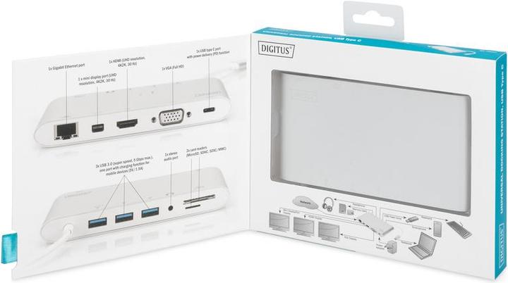 Image du produit Digitus DA-70861 (USB-C, 3 Ports)