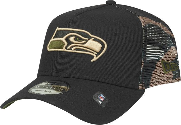 Actual product image New Era Snapback Trucker Cap - Seattle Seahawks wood camo (One size)