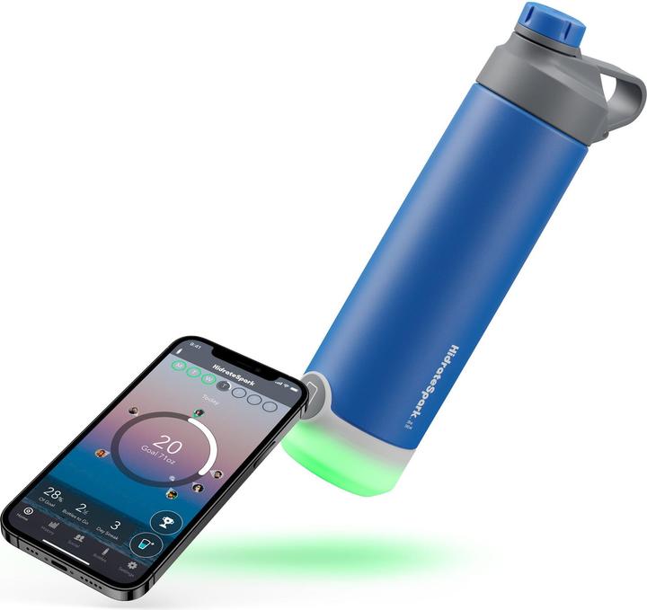 Produktbild HidrateSpark TAP Stainless Steel 20 oz. Chug Royal Blue (0.59 l)