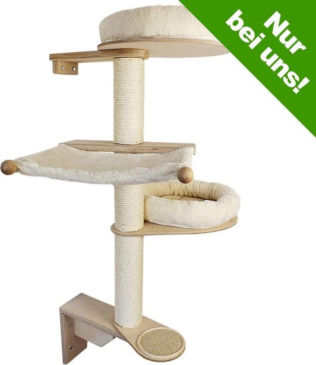 Produktbild Pet Fun Wandkratzbaum Lisa naturwei (Naturweiss)