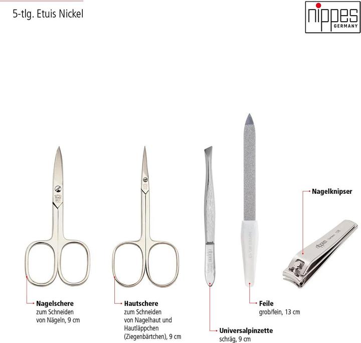 Produktbild Nippes Vintage Maniküre Set (5-teilig)