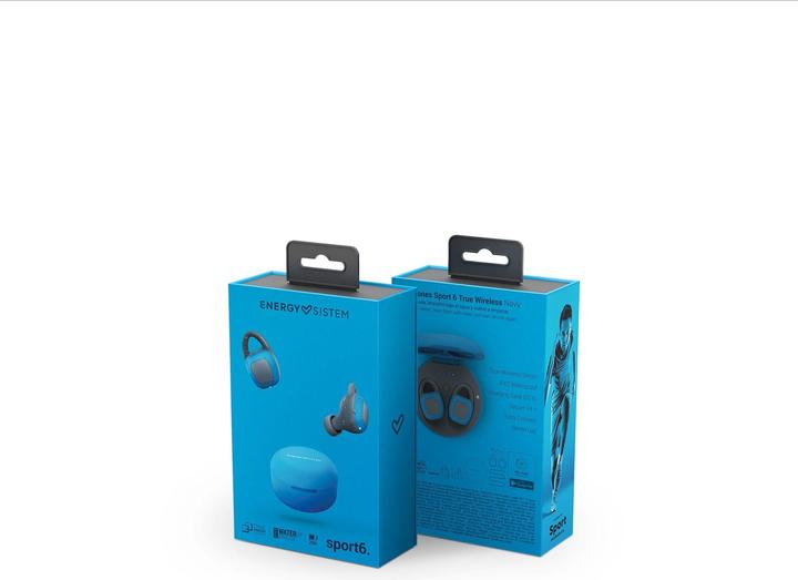 Produktbild Energy Sistem Sport 6 True Wireless Kopfhörer Kabellos im Ohr Bluetooth Grau (20 h, Kabellos)