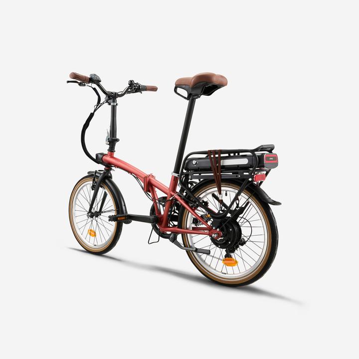 Btwin Vélo pliant électrique e fold 500 rouge brique