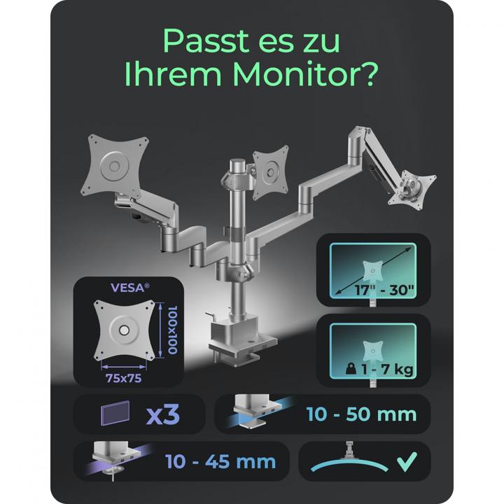 Produktbild Icy Box IB-MS525-T (Tisch, 30")