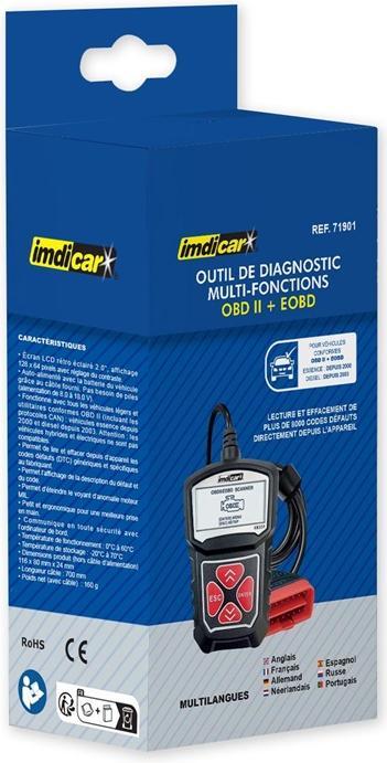 Image du produit imdicar Lecteur De Scan Obd Ii