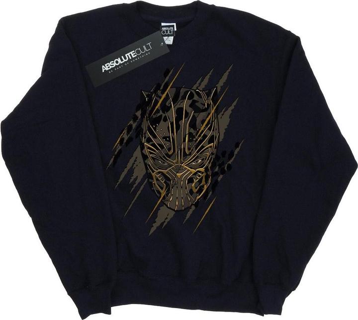 Immagine prodotto Black Panther Gold Head Felpa Ragazzi (140, 146)