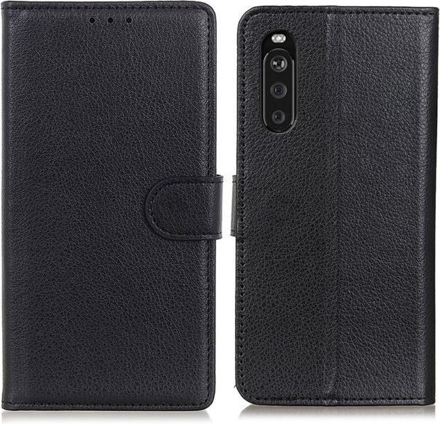 Actual product image MU Classic Litchi Leather Bookcover Series (Sony Xperia 10 III)
