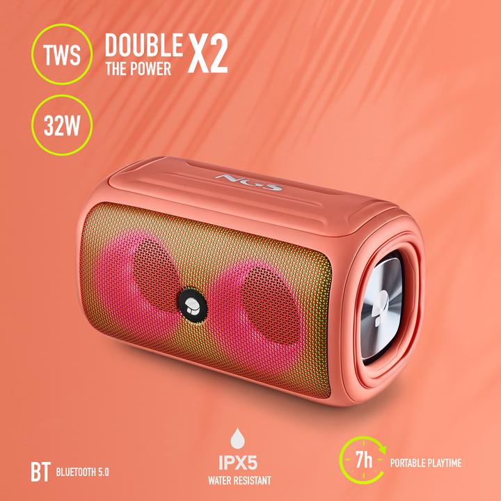 Produktbild NGS Roller beast coral (7 h, Stromversorgung über USB)