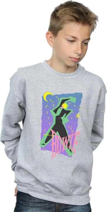Actual product image David Bowie Boys Moonlight Dance Sweatshirt (116)