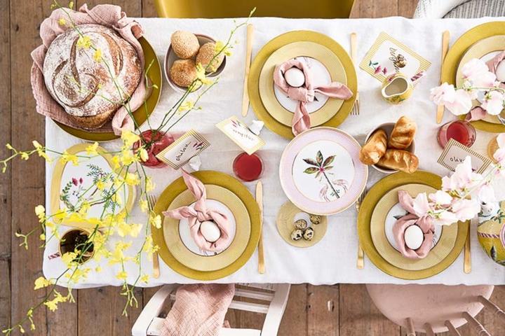 Actual product image PIP Studio La Majorelle butter dish round pink 17 x 8 cm