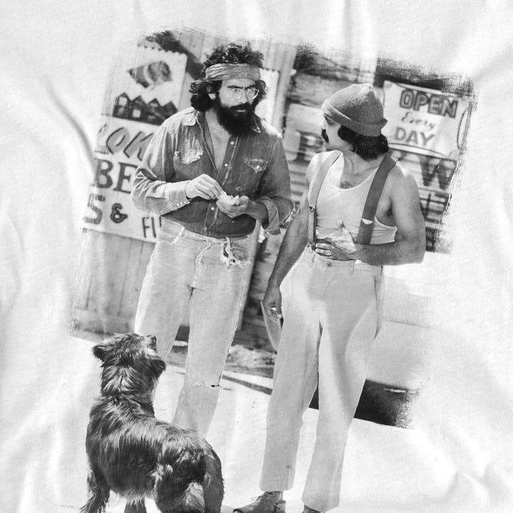 Actual product image Cheech & Chong Unisex Adult Up In Smoke Square T-Shirt (L)
