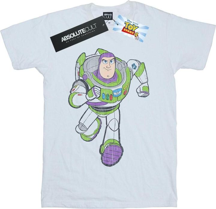 Actual product image Disney Mens Toy Story 4 Classic Buzz Lightyear T-Shirt (S)