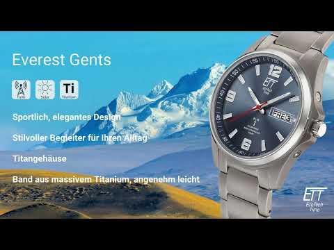 Actual product image ETT Eco Tech Time EGT-11602-31M Everest (Radio-controlled clock, 41 mm)