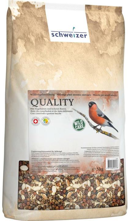 Schweizer Eric cibo per uccelli selvatici di qualità 5 kg (1 x, 5 kg)