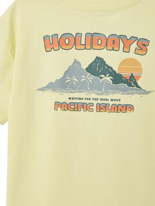 Actual product image Vertbaudet Jungen T-Shirt mit Motiv vorn und hinten, mit Recycling-Baumwolle (152)