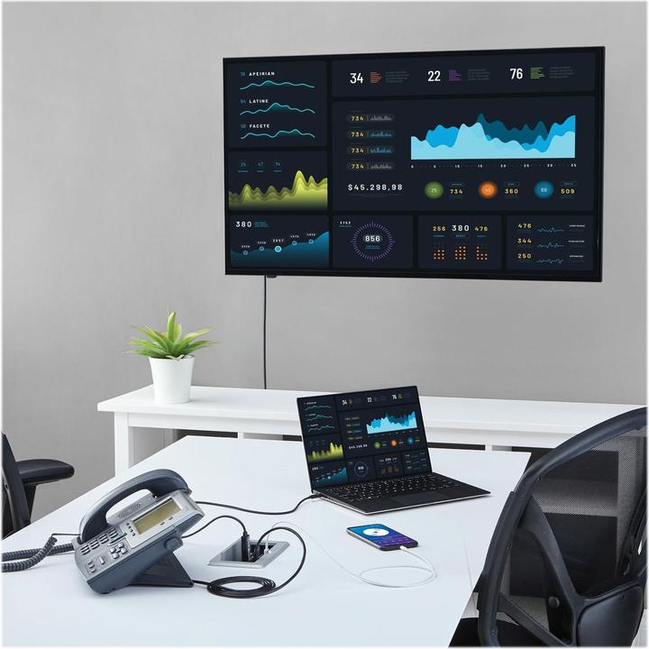 Actual product image StarTech Conference table Table connection panel for audio and video