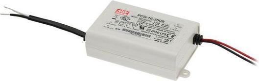 Productafbeelding MeanWell LED driver PFC klasse 2 16,8W 350mA 24... 48V IP42