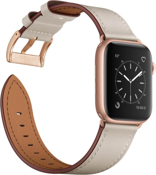 Produktbild Avizar Ersatzarmband (Leder, Apple Watch Series 7, Apple Watch Series 6, Apple Watch Series 8)