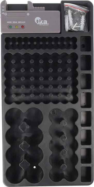 Immagine prodotto AccuCell Organizzatore di batterie 2in1, contenitore universale per batterie 1-110 o batterie