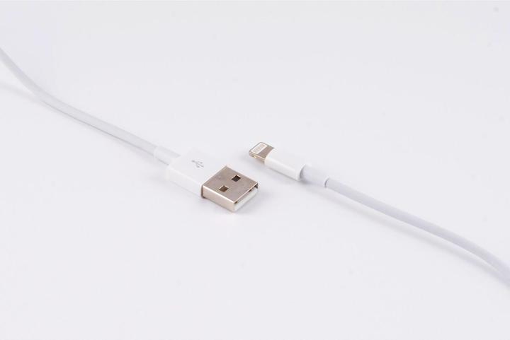 Produktbild Shiverpeaks ®-BASIC-S--USB Lade-Sync Kabel, USB A Stecker auf 8-Pin Stecker, 2.0, ABS, weiss, 2,0m (2 m, USB 2.0)
