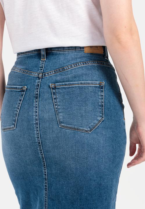 Image du produit Camel Active Jupe en jean à l'aspect usé (42)