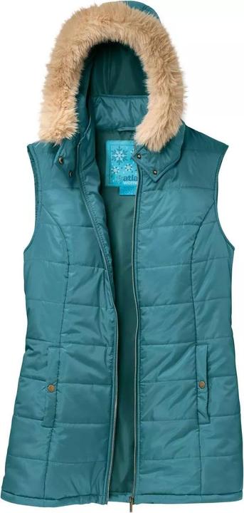 Actual product image Atlas For Women Womens/Ladies Detachable Hood Longline Gilet (42 D)