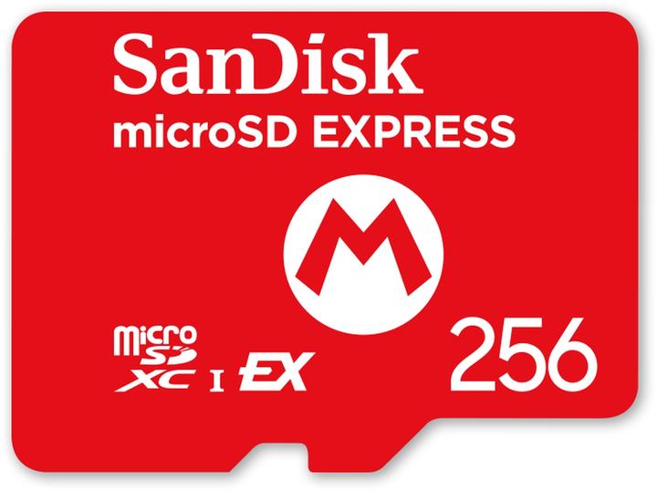 Actual product image Nintendo SanDisk microSD Express Card (256 GB, microSDXC, U3, UHS-I)