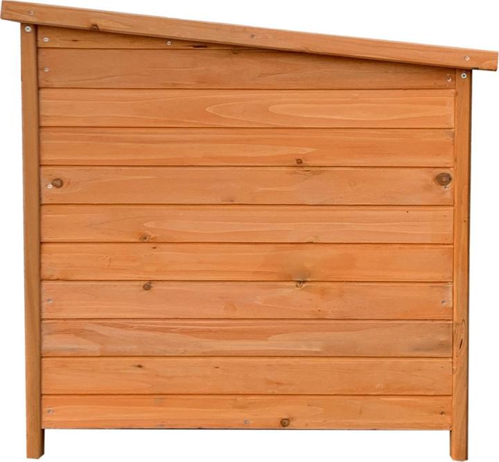 Produktbild Wiltec Hühnerstall 1360x740x700mm Hühnerhaus Holz Kotwanne Klappe Dach isoliert
